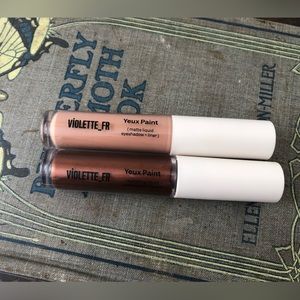 Violette FR Yeux Paint Twinkling Matte Liquid Eyeshadow Lot  *TESTER* AS IS